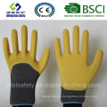 Nylon Latex Protección de trabajo Guantes Guantes de seguridad Guantes de látex